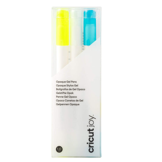 Cricut JOY hochdeckende opak Gelstifte 1.0 mm (gelb, weiss, blau)