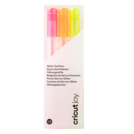 Cricut JOY Glitzer Gelstifte 0,8 mm - Neonfarben