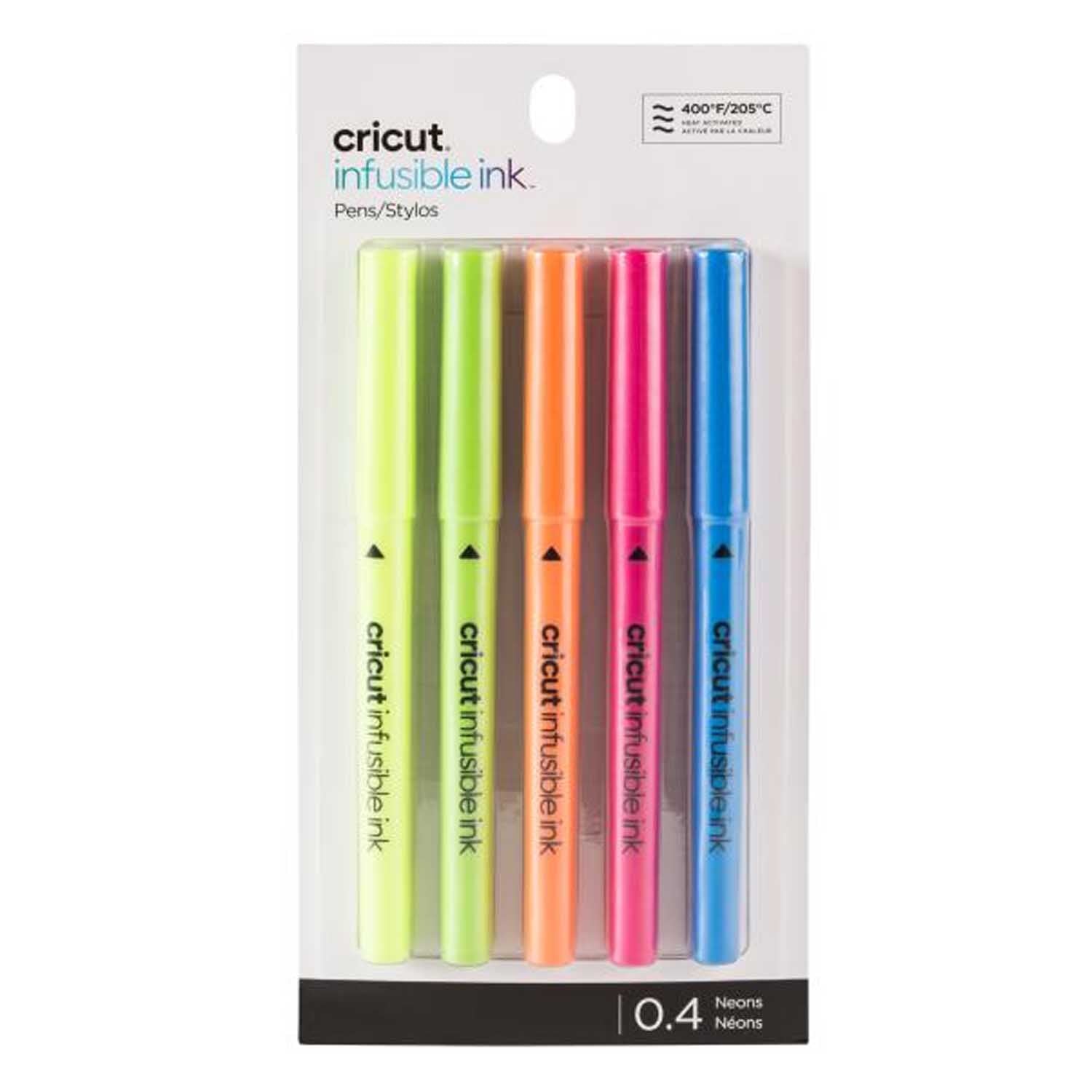 Stifteset Infusible Ink 0.4mm Basic 5 Farben Neon