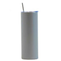 Edelstahl-Becher Tumbler 20 oz, mit transparentem Deckel