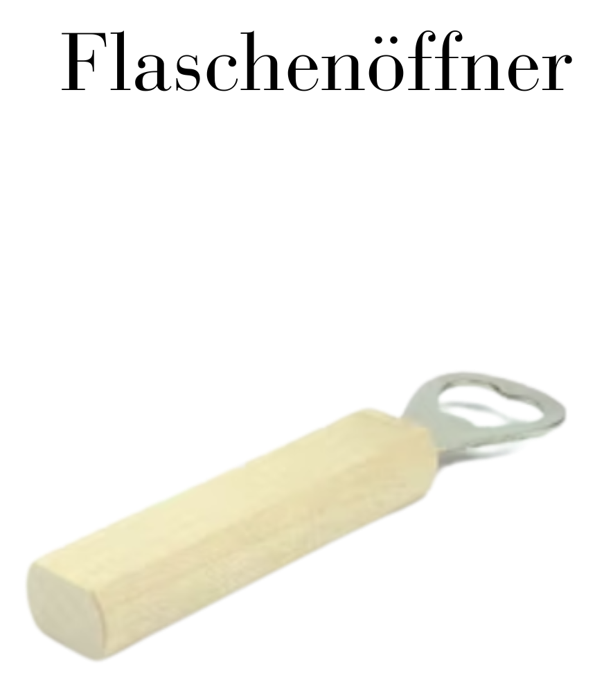 Flaschenöffner mit Holzgriff
