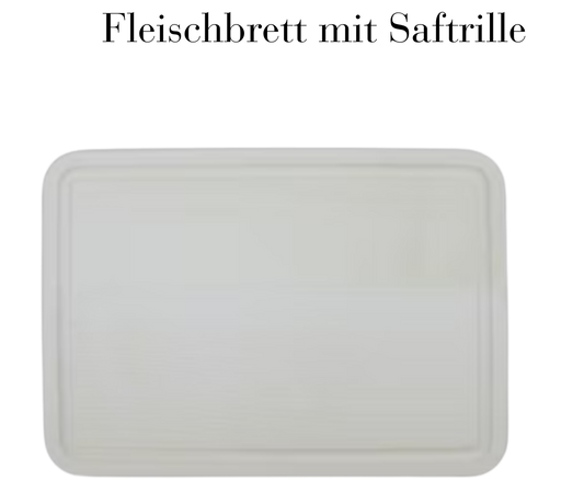 Fleischbrett mit Saftrille