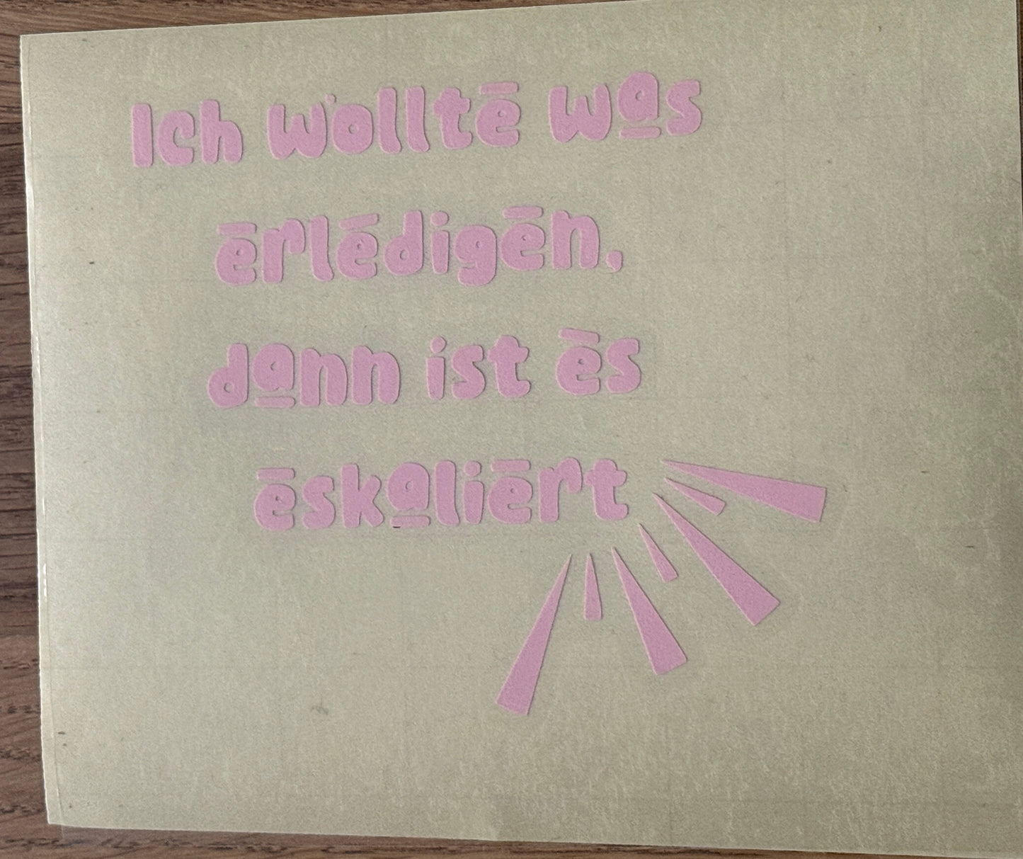 Freebie, Eskalation