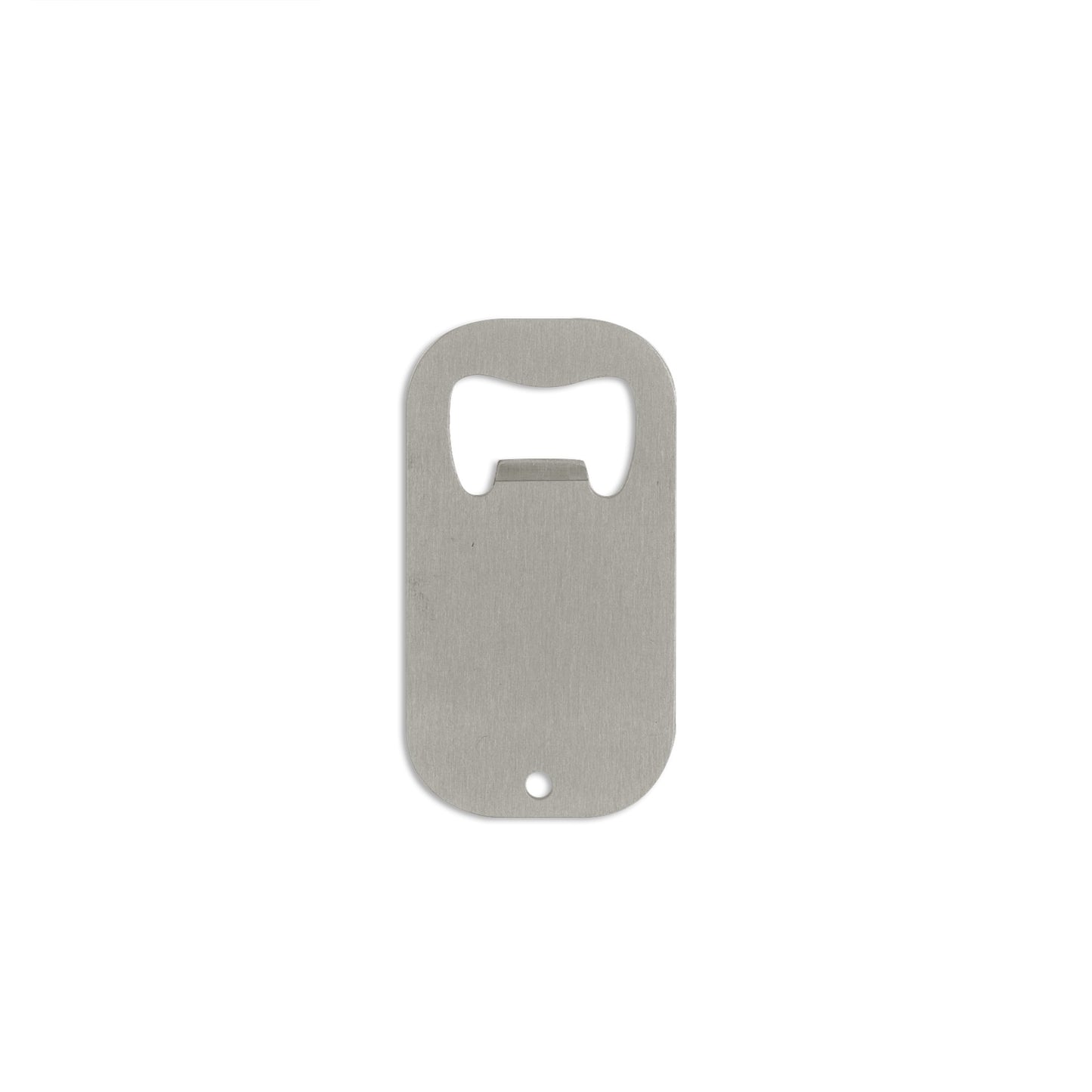 Edelstahl-Flaschenöffner 70 x 38 x 1,5 mm