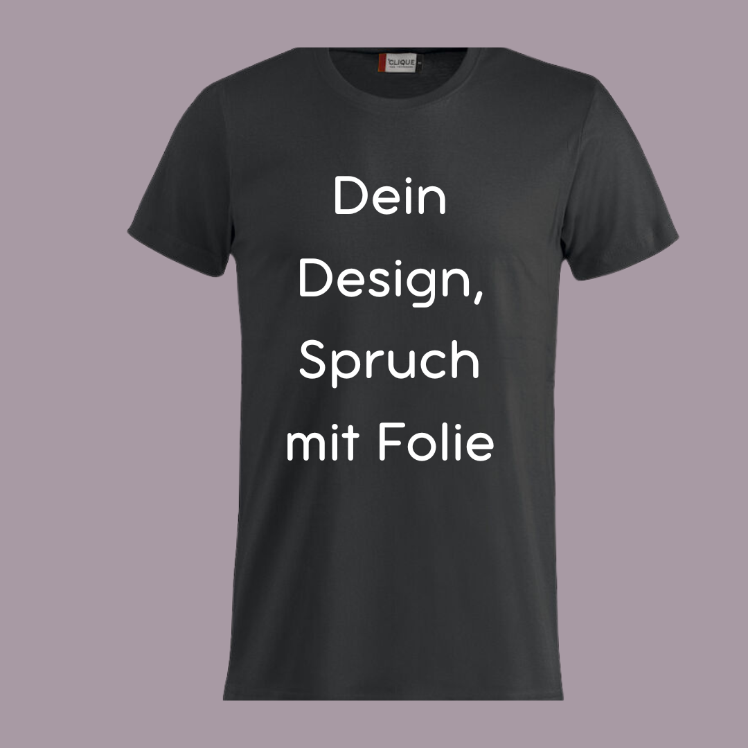 T-Shirt, Folie, personalisiert
