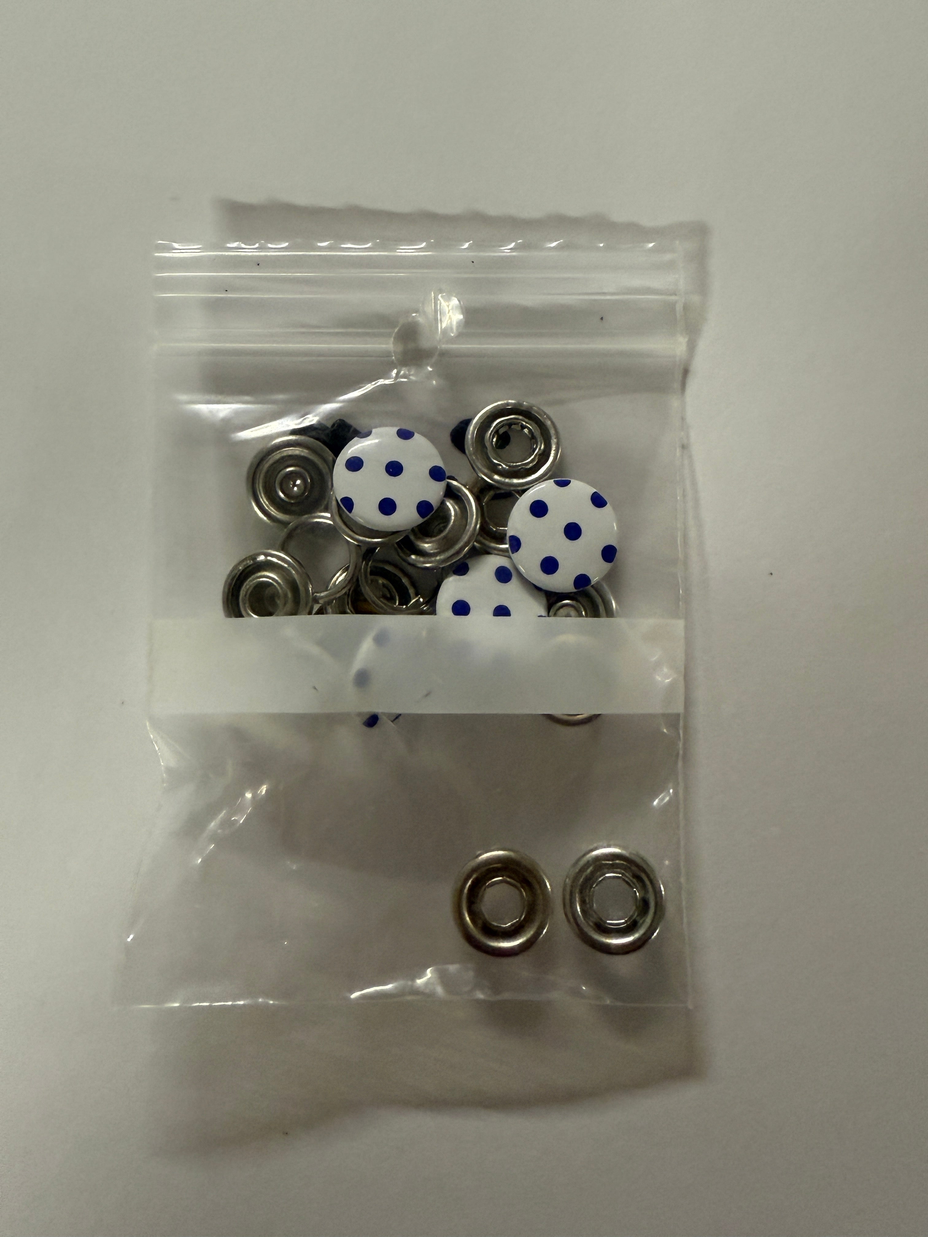 Jersey Druckknopf Punkte RUND 12.4MM