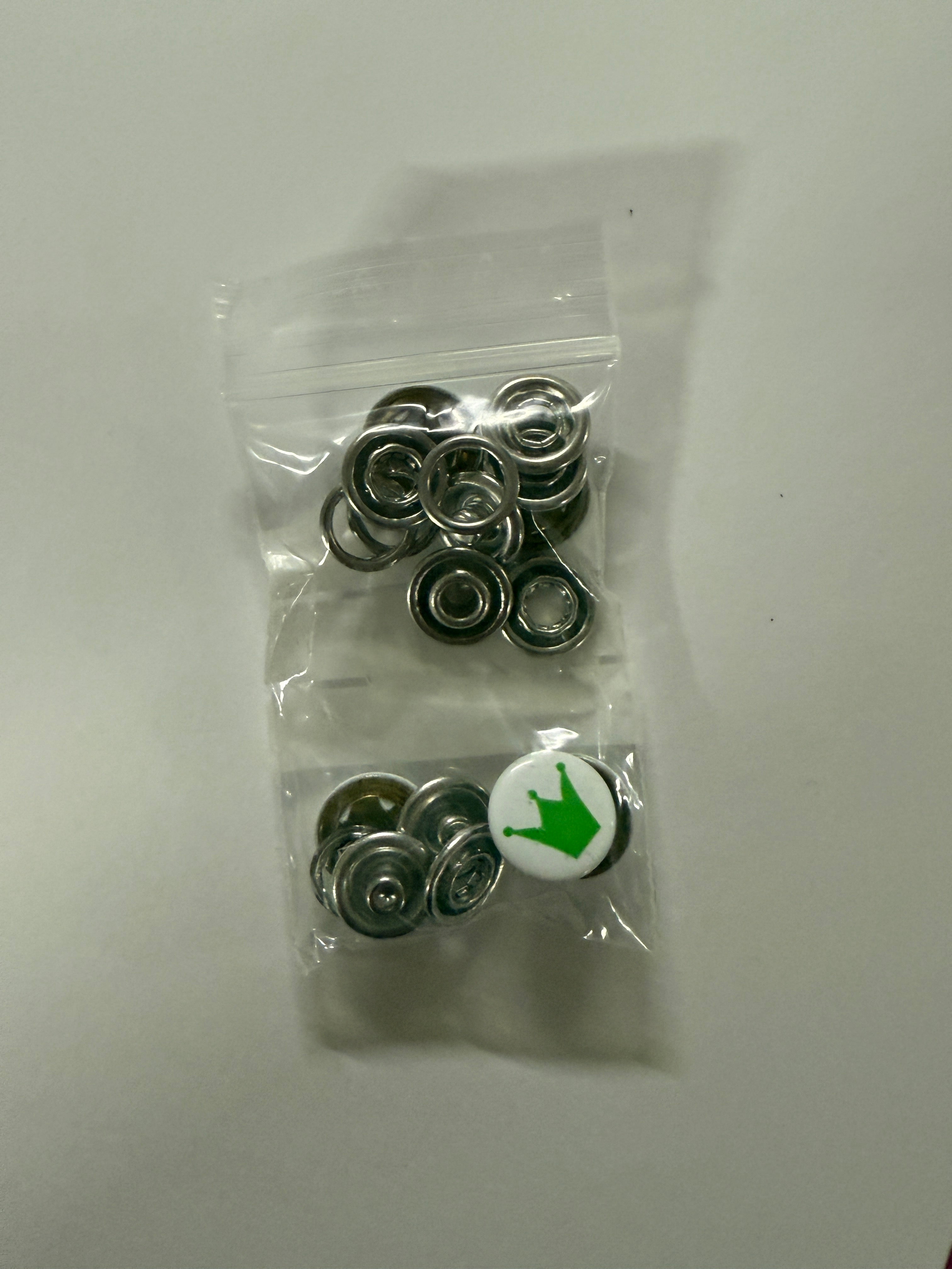 Jersey Druckknopf Kronen RUND 12.4MM