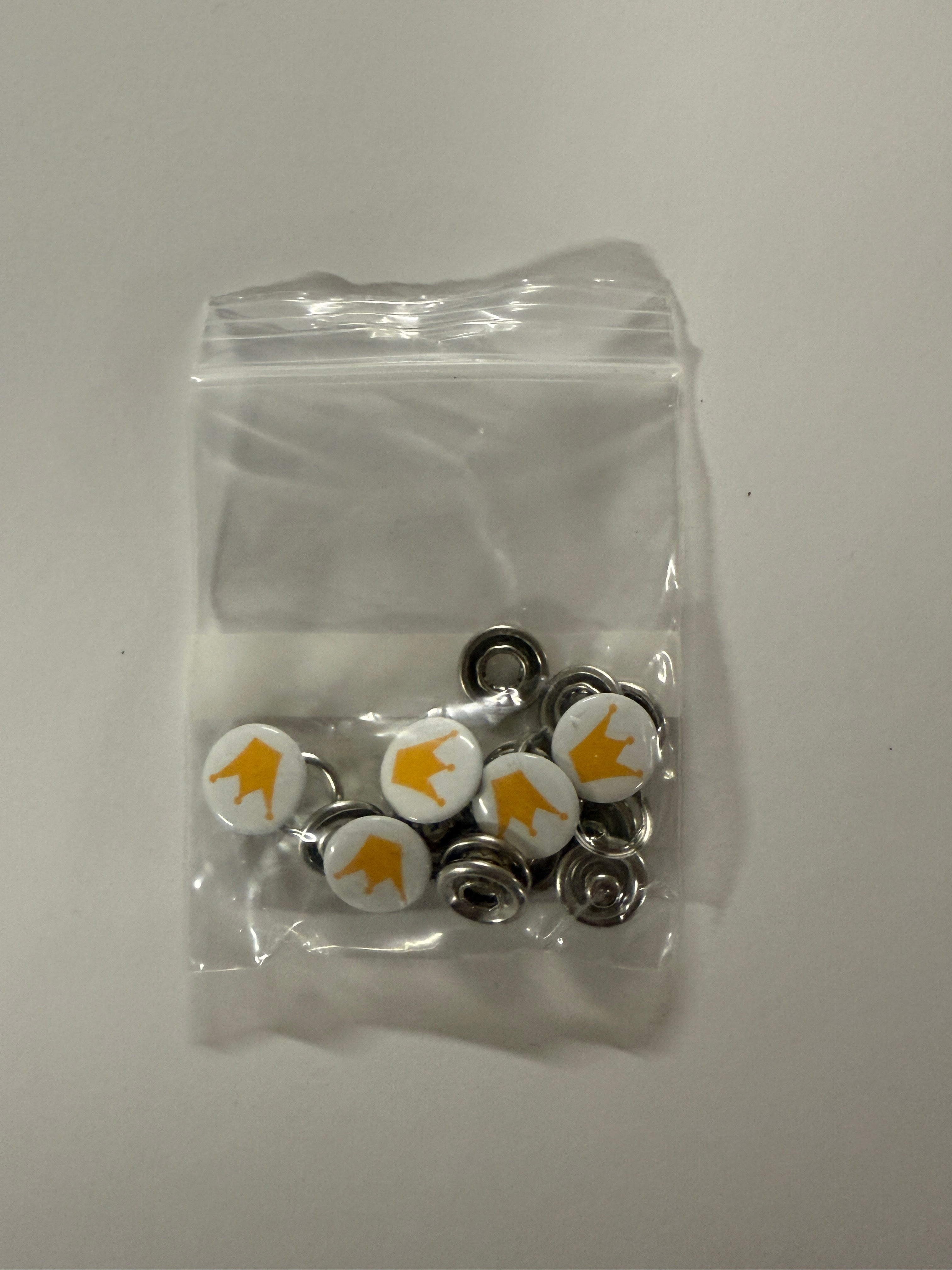 Jersey Druckknopf Kronen RUND 12.4MM