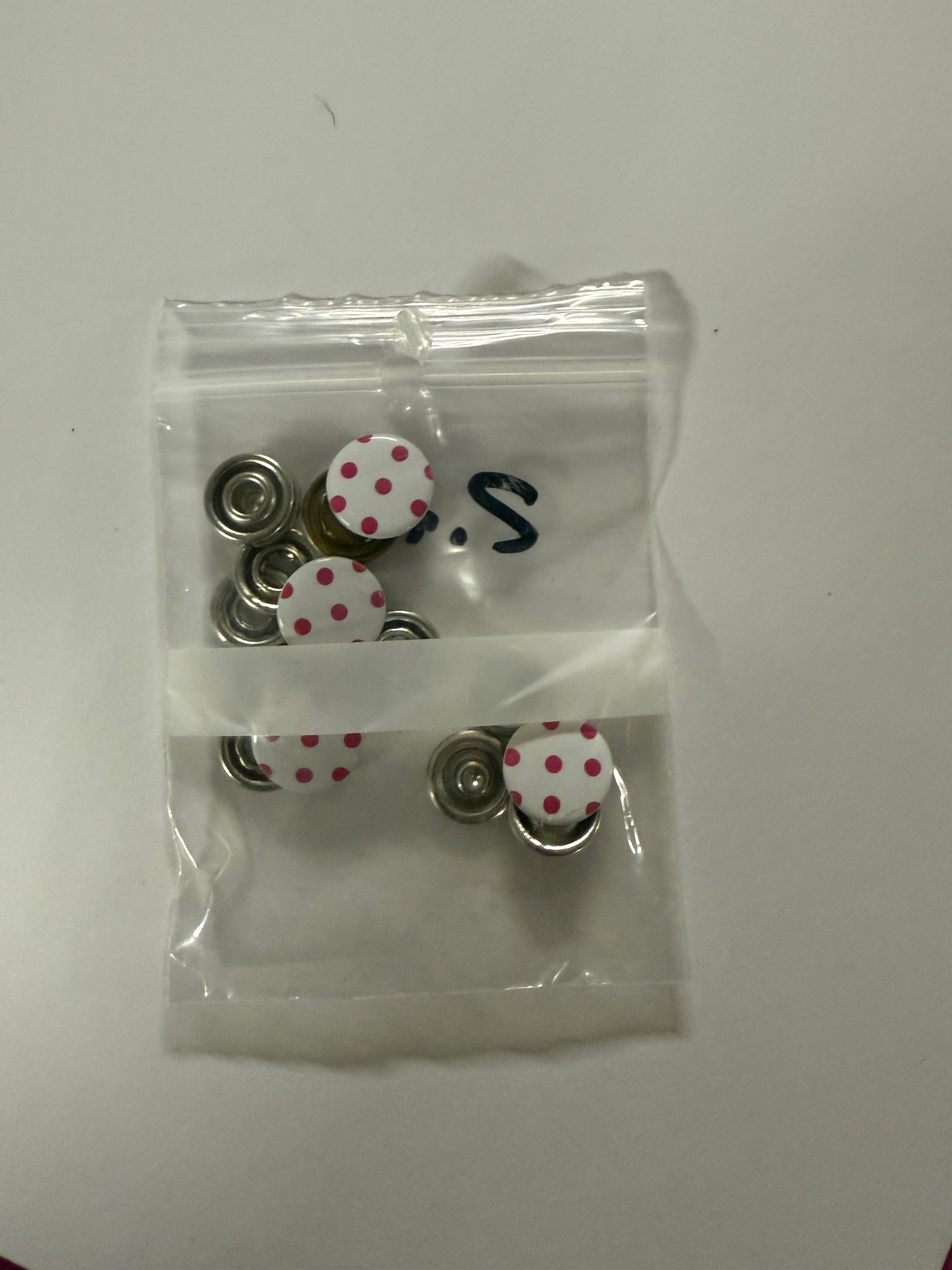 Jersey Druckknopf Punkte RUND 12.4MM