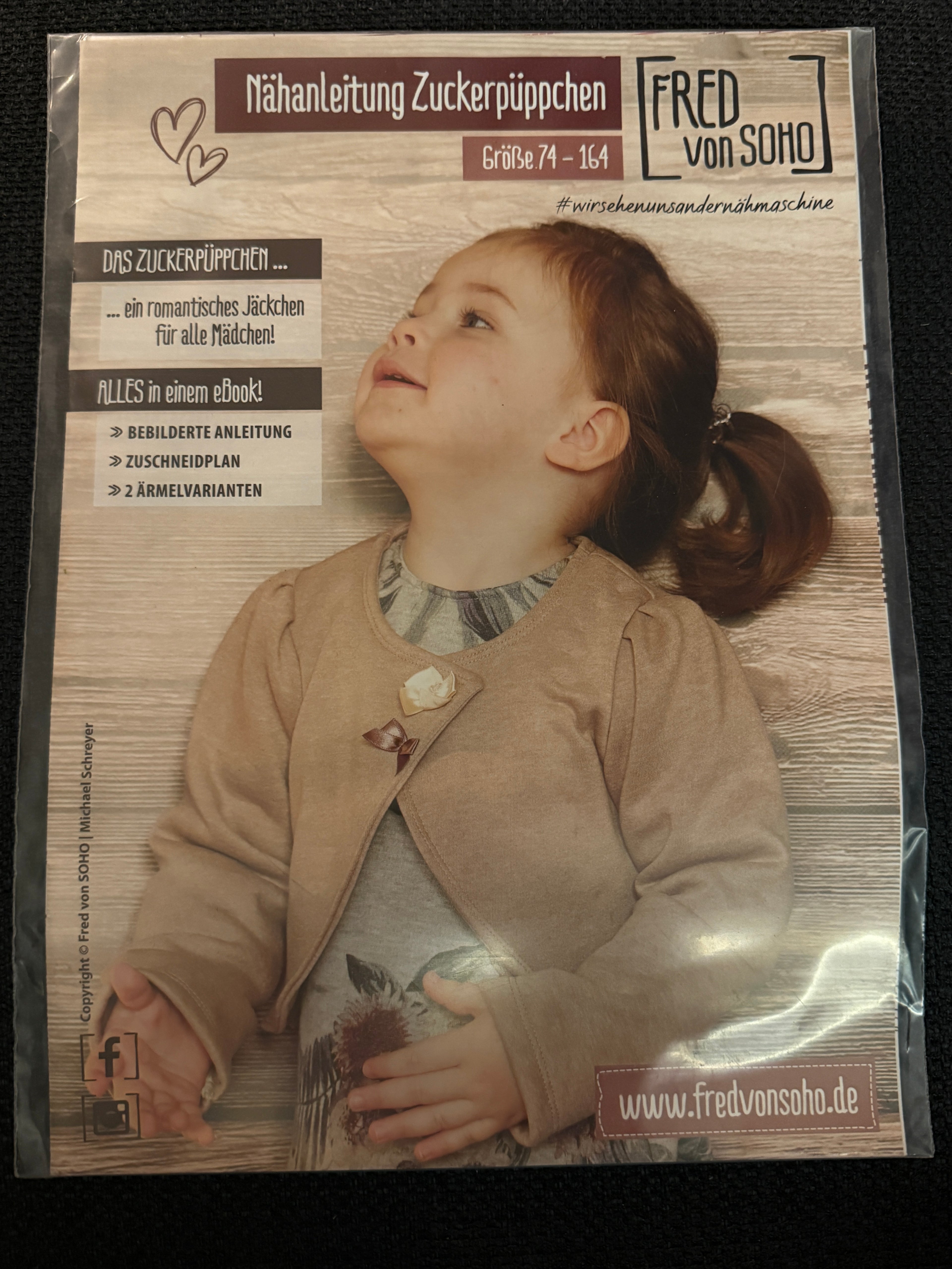 Schnittmuster, Zuckerpüppchen, Gr 74-164