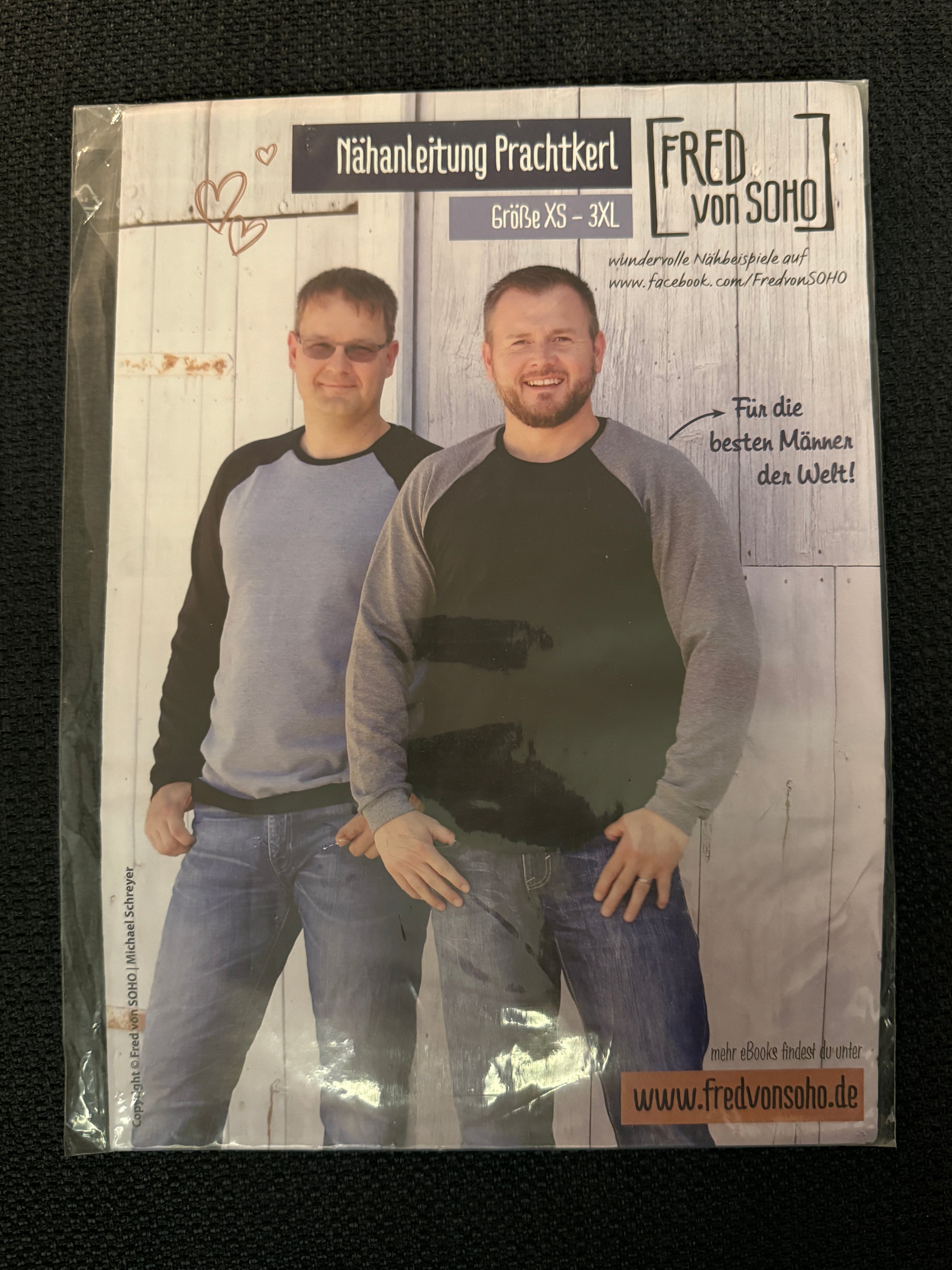 Schnittmuster, Prachtkerl, Gr XS-3XL
