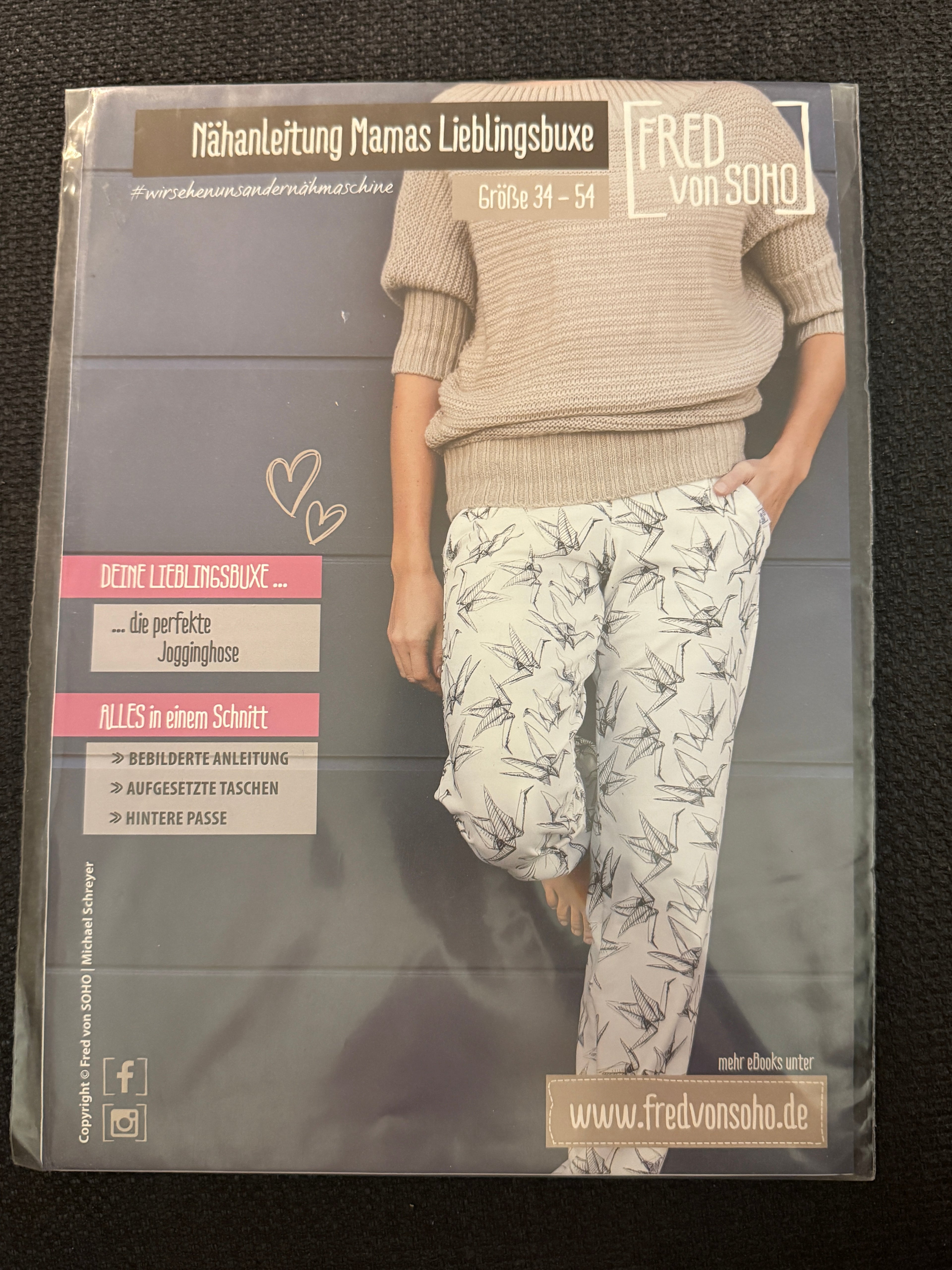 Schnittmuster, Mamas Lieblingsbuxe, Gr 34-54