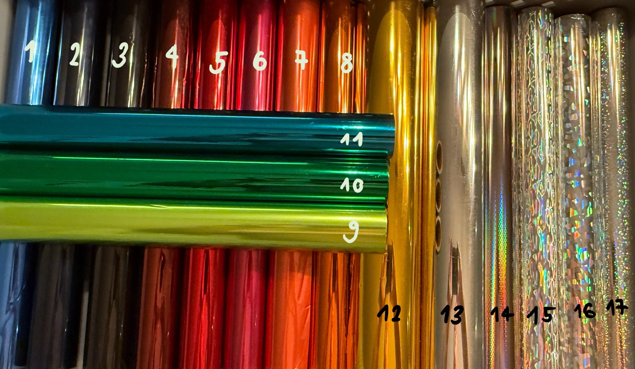 Transferfolie Metallic, Metallic-Effektfolie