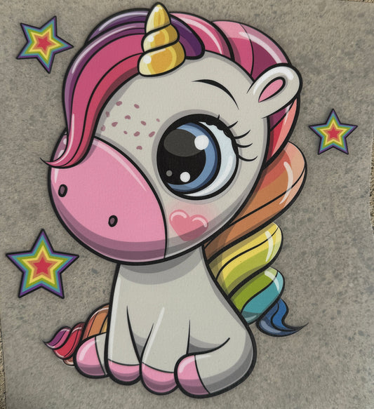 Bügelbild sweet Einhorn