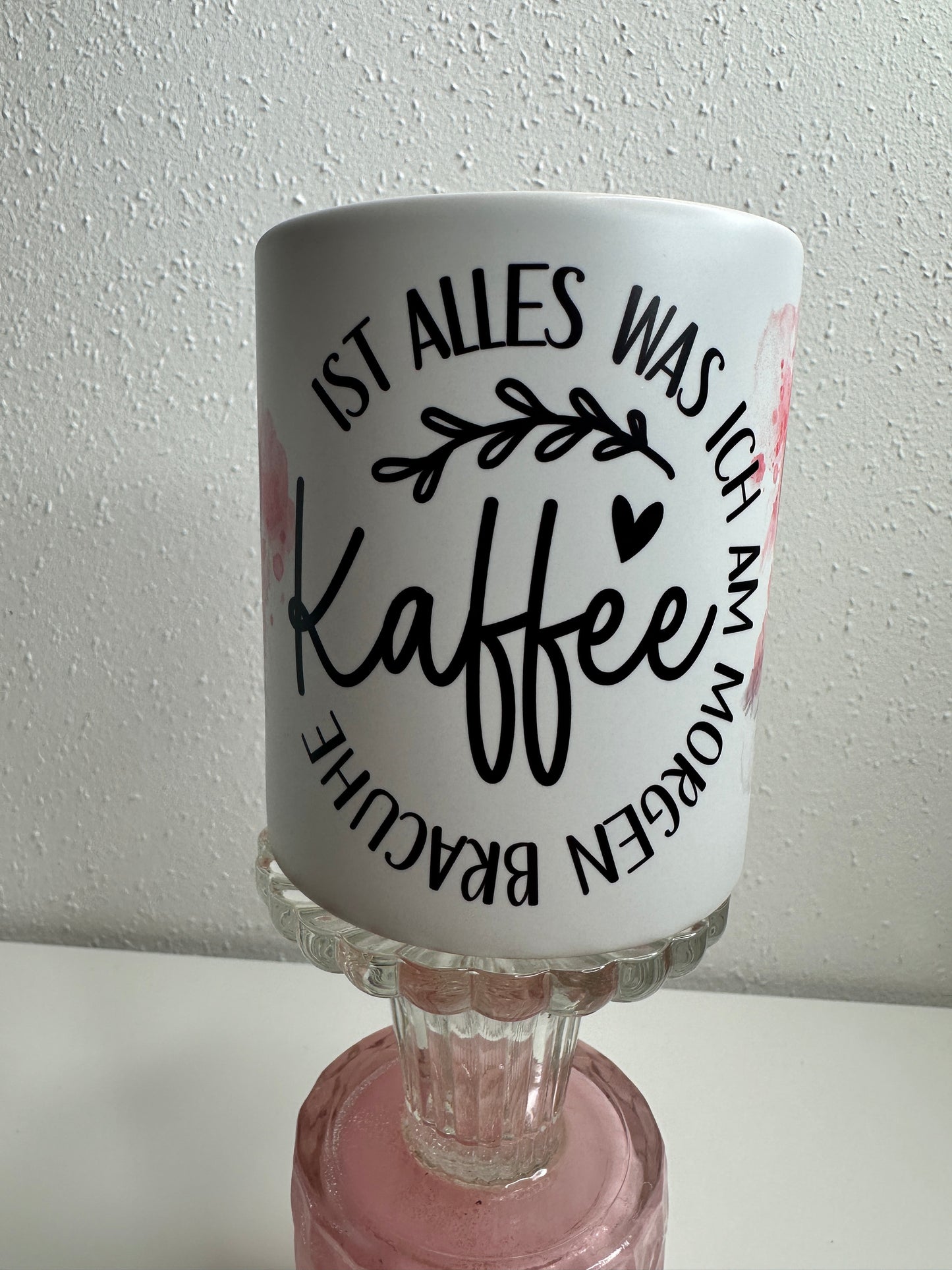 Tasse weiss matt
