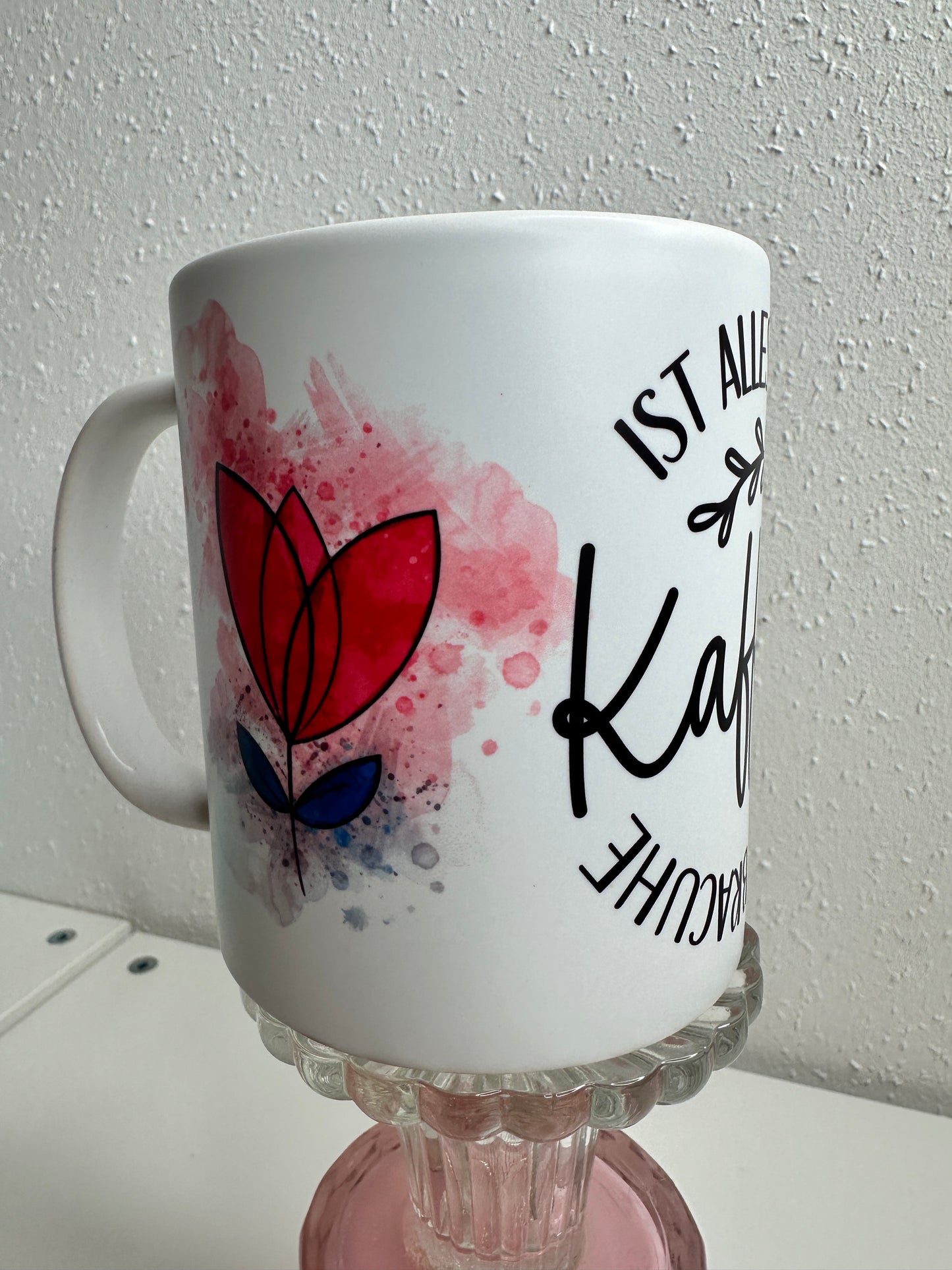 Tasse weiss matt