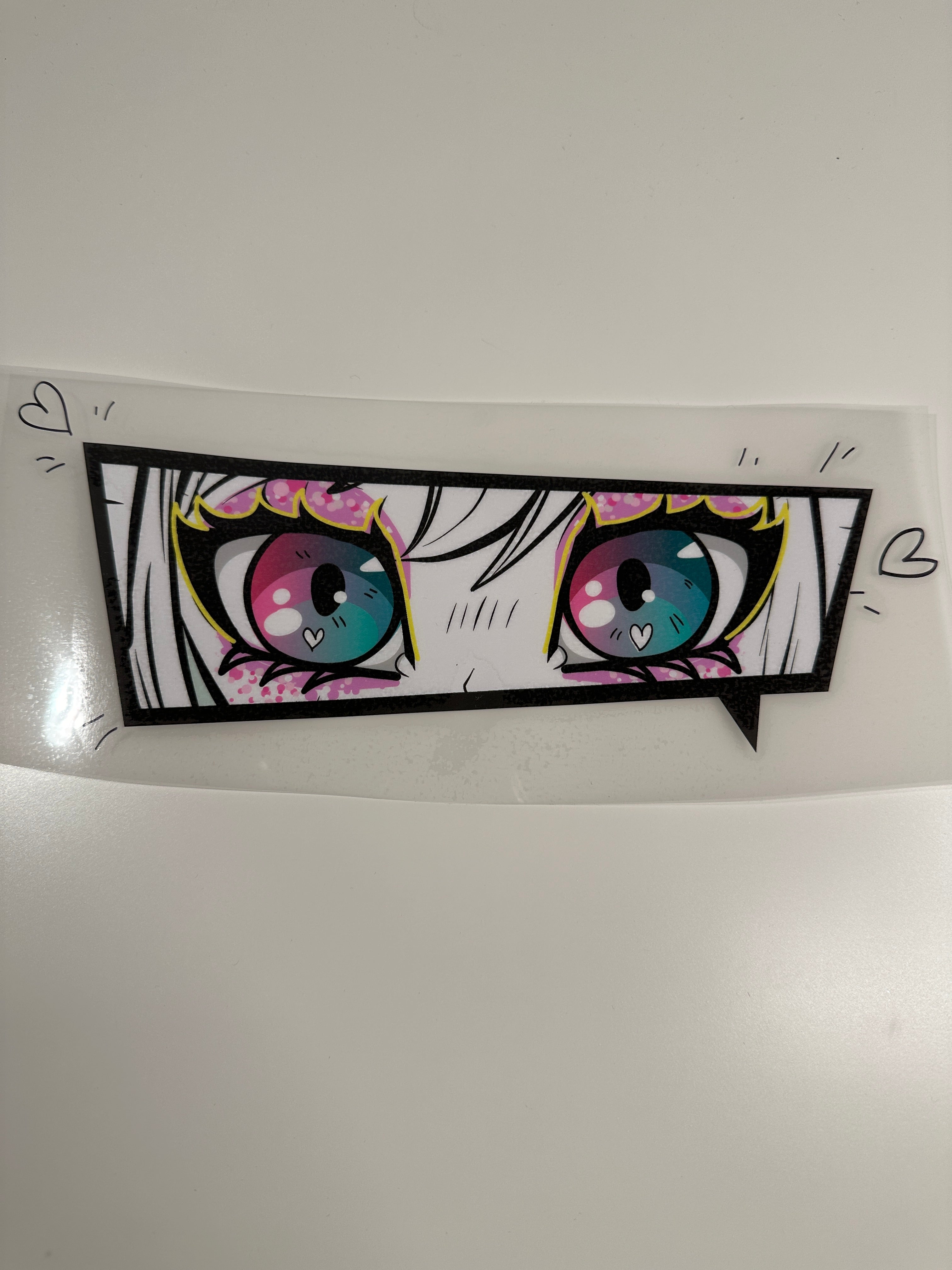 Bügelbild Anime Augen