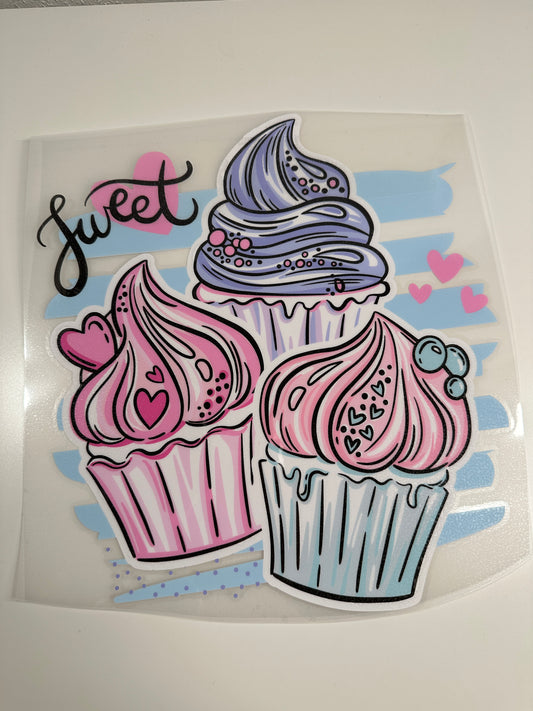 Bügelbild Cupcakes