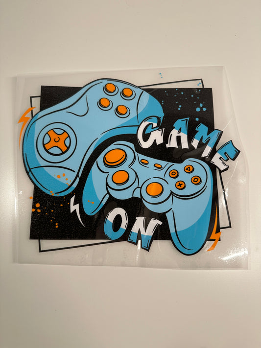 Bügelbild Game On