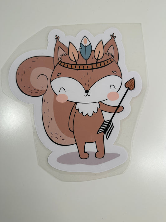 Bügelbild Indigo Fuchs