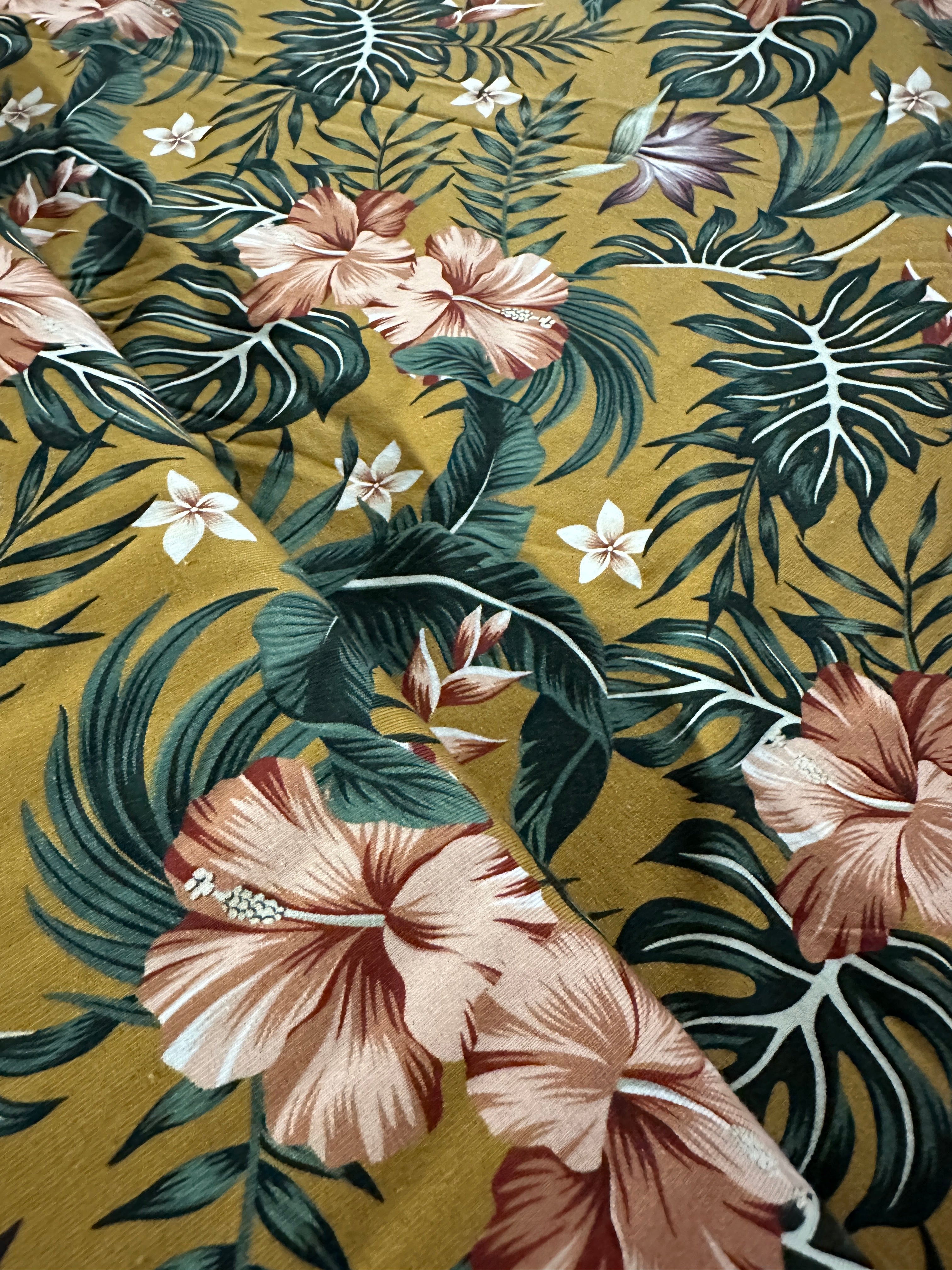 Jersey dick, Blumen senfgelb