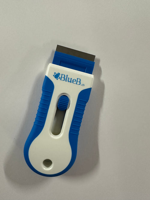 Allzweck Schaber Vinyl, Rasierklingenschaber