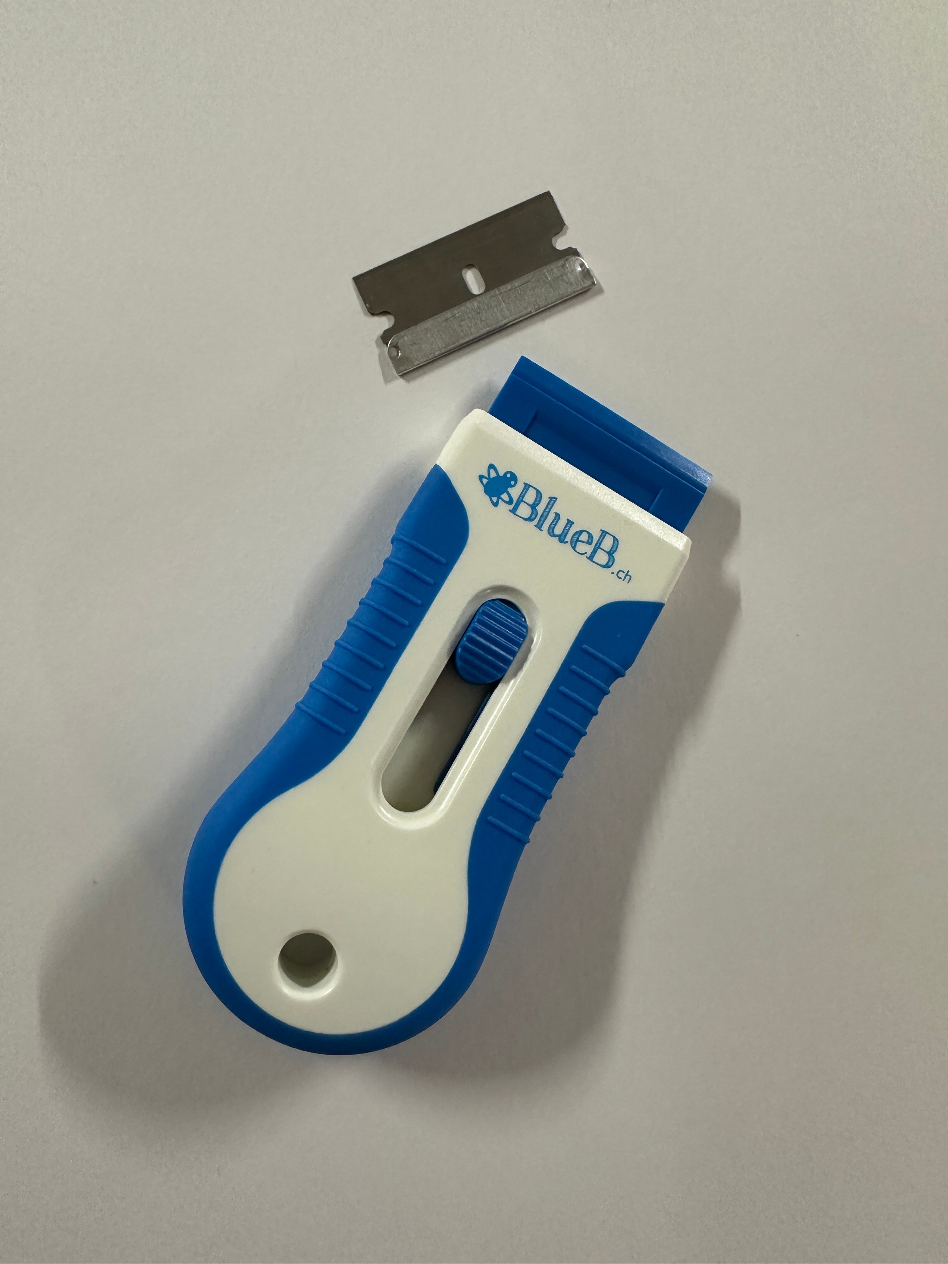 Allzweck Schaber Vinyl, Rasierklingenschaber