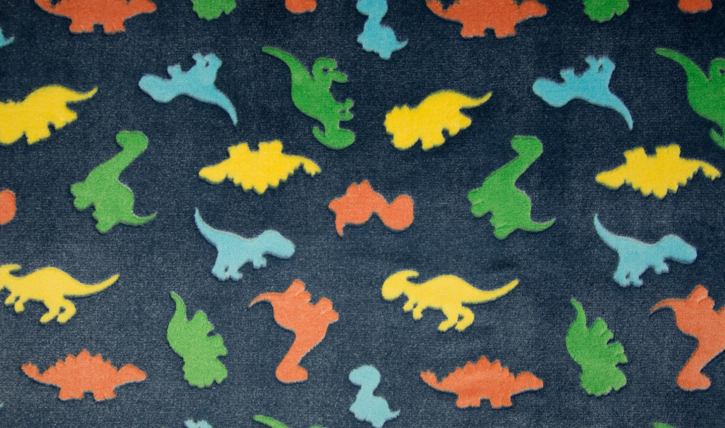 Flanell Fleece Dino Navy