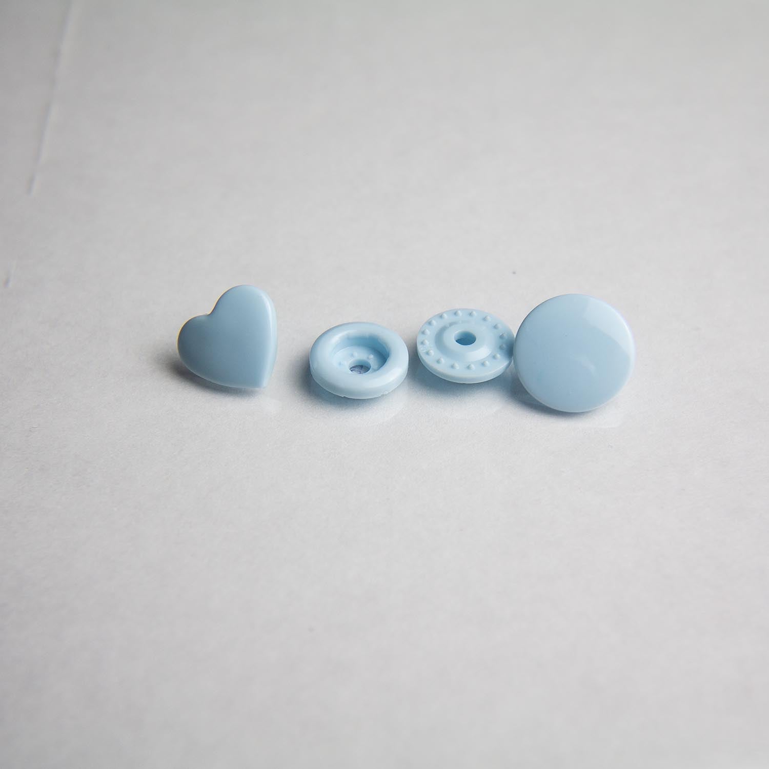 Kam Snaps T5 12.4mm Herzen Glanz