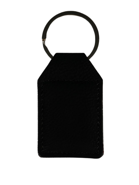 Laserrohlinge Schlüsselanhänger in der Farbe Schwarz