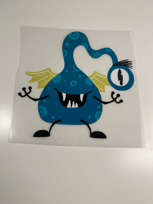 Bügelbild Monster