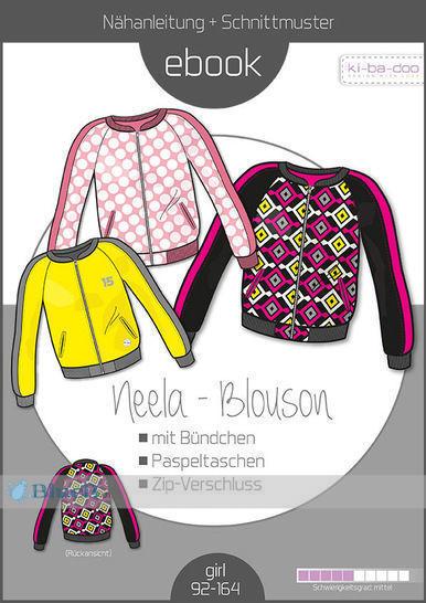 Schnittmuster, Blouson Neela, Kinder Gr. 92-164
