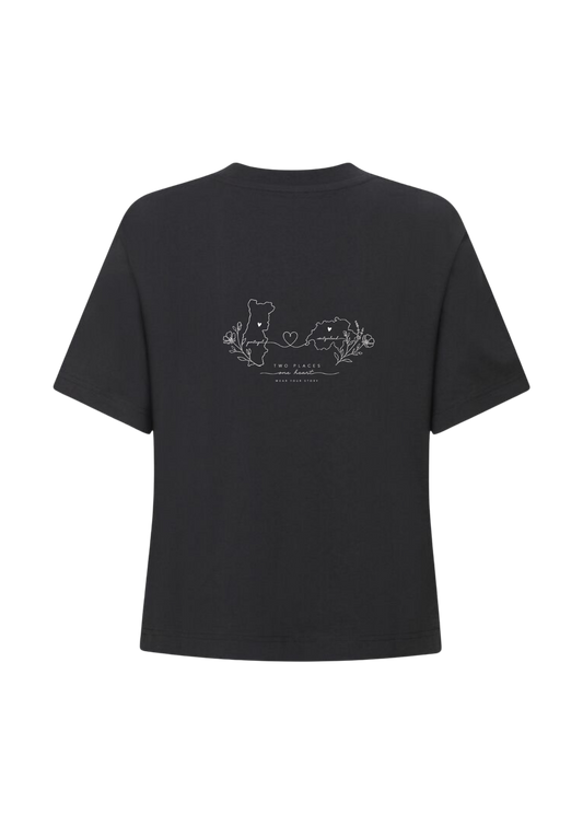 TWO PLACES Oversize Women T-Shirt, NICANI