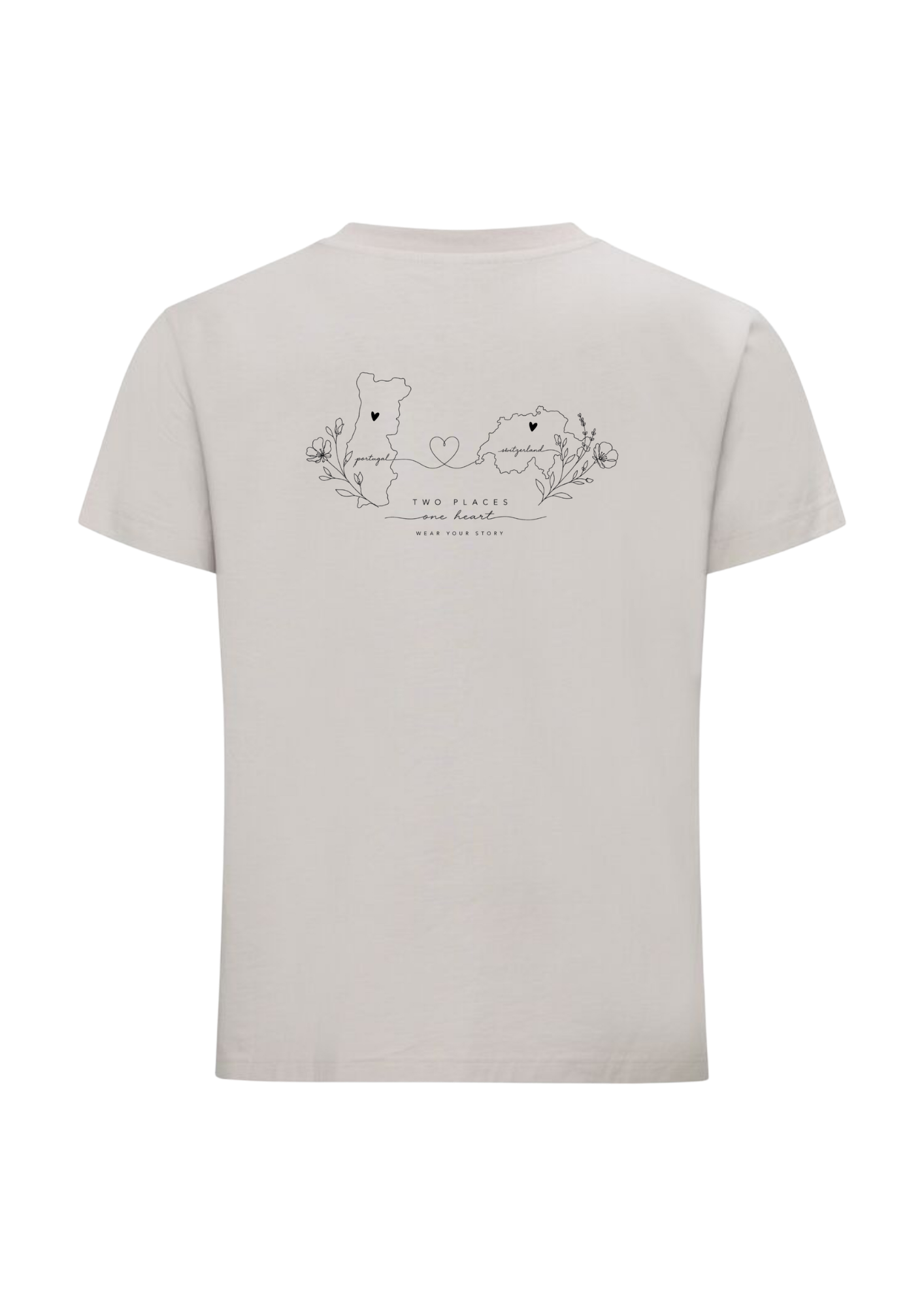 TWO PLACES Oversize T-Shirt, NICANI