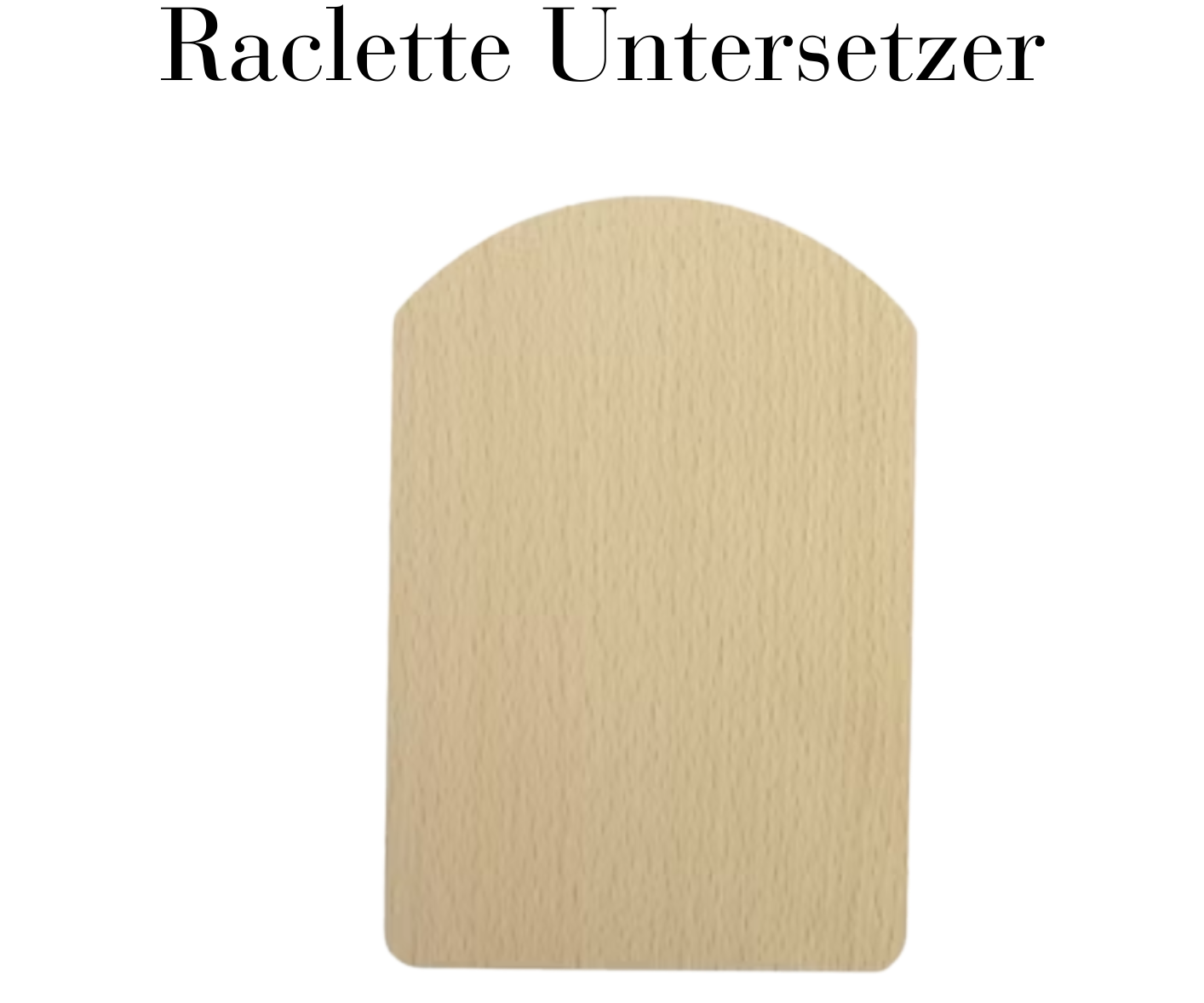 Raclette Untersetzter
