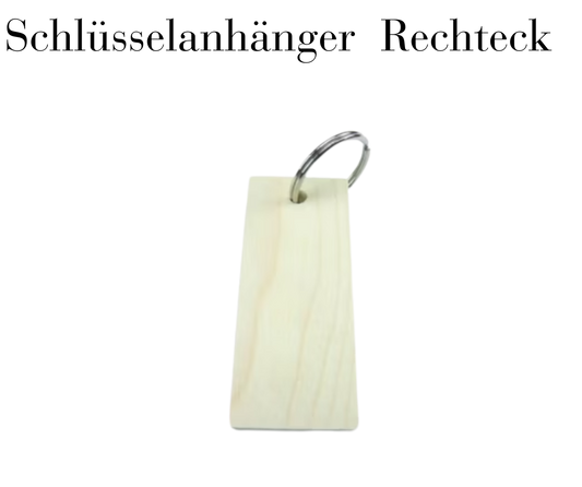 Schlüsselanhänger Rechteck