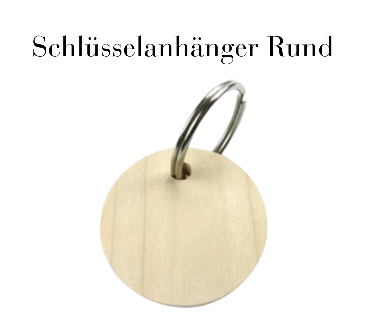 Schlüsselanhänger Rund