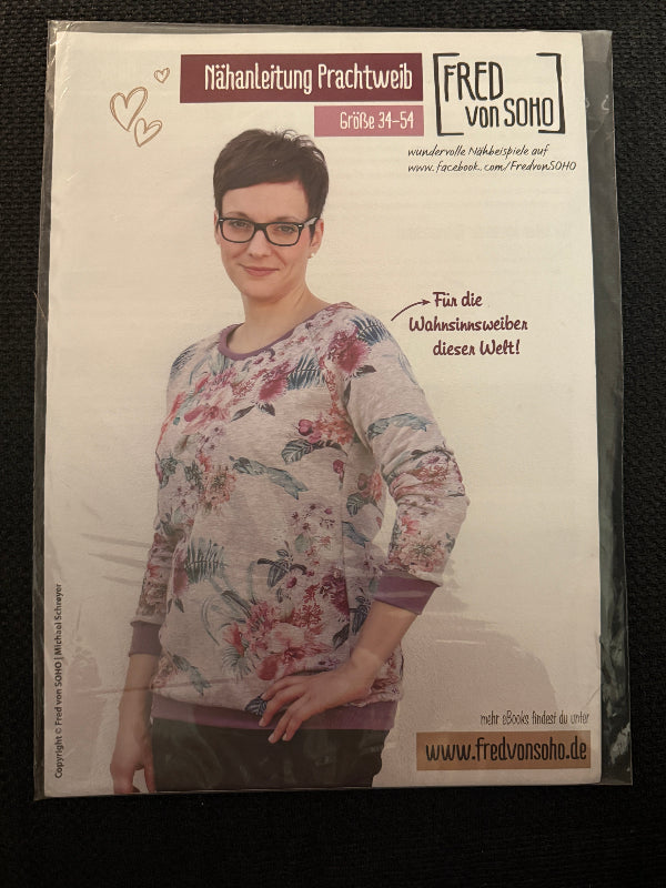 Schnittmuster Prachtweib von Fred von Soho - Simply Kreativ Schweiz 