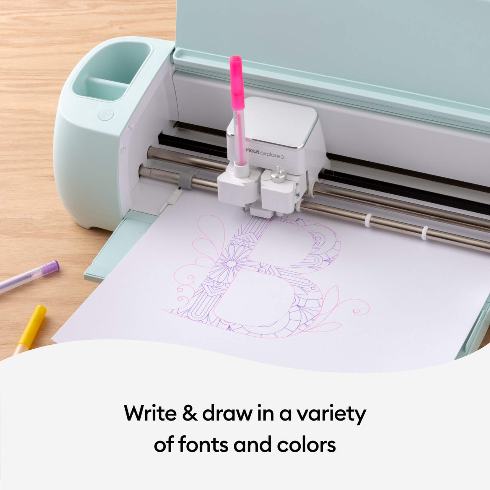 Cricut Glitter Gel Pen 0,8 mm - Neonfarben