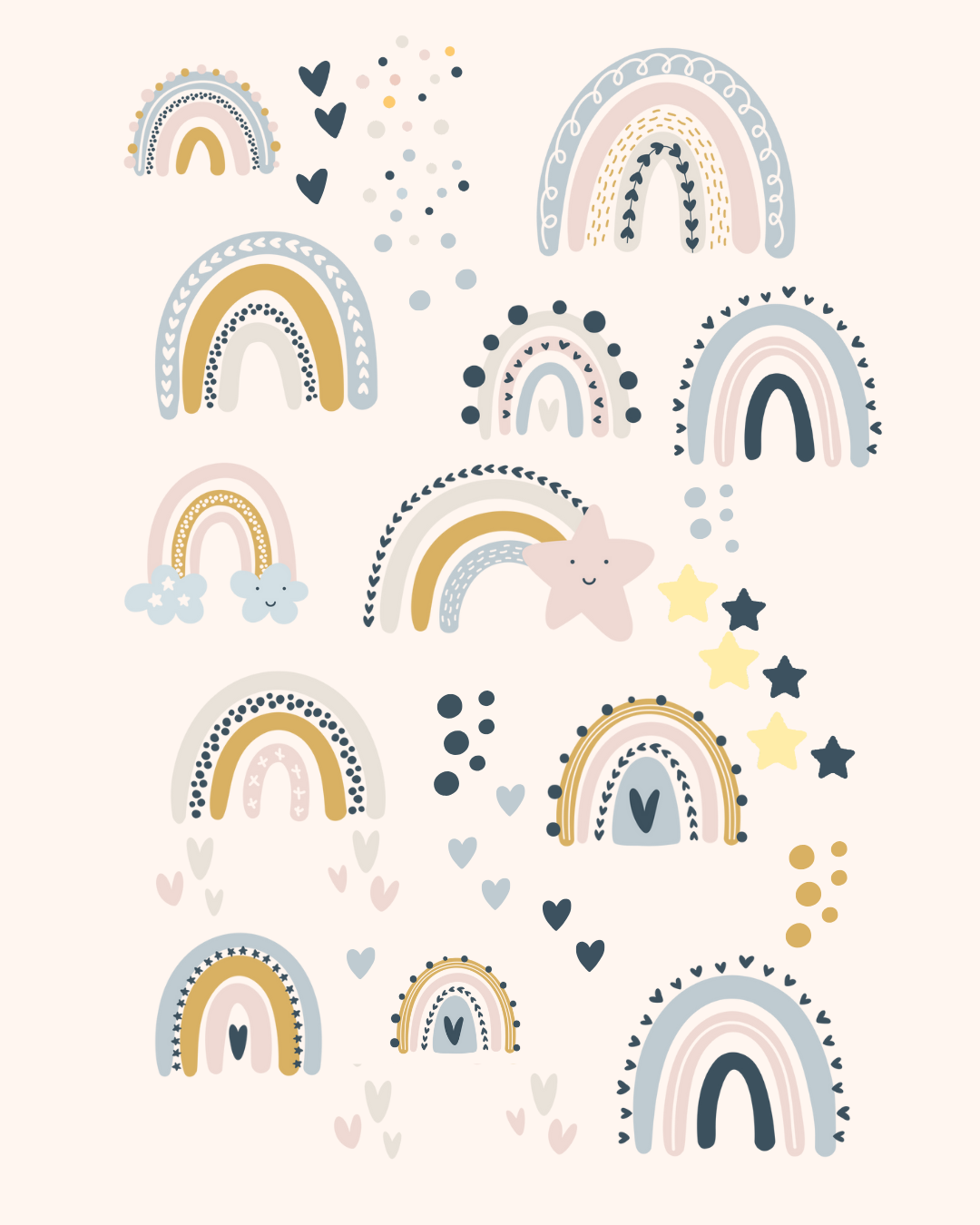 UV-DTF Aufkleber Rainbow