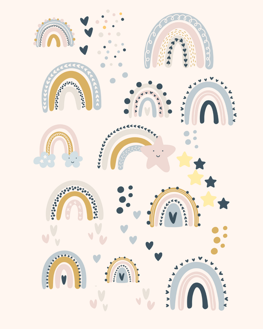 UV-DTF Aufkleber Rainbow