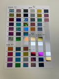 Farbkarte Holographic / Sparkle / Twinkle / Metall