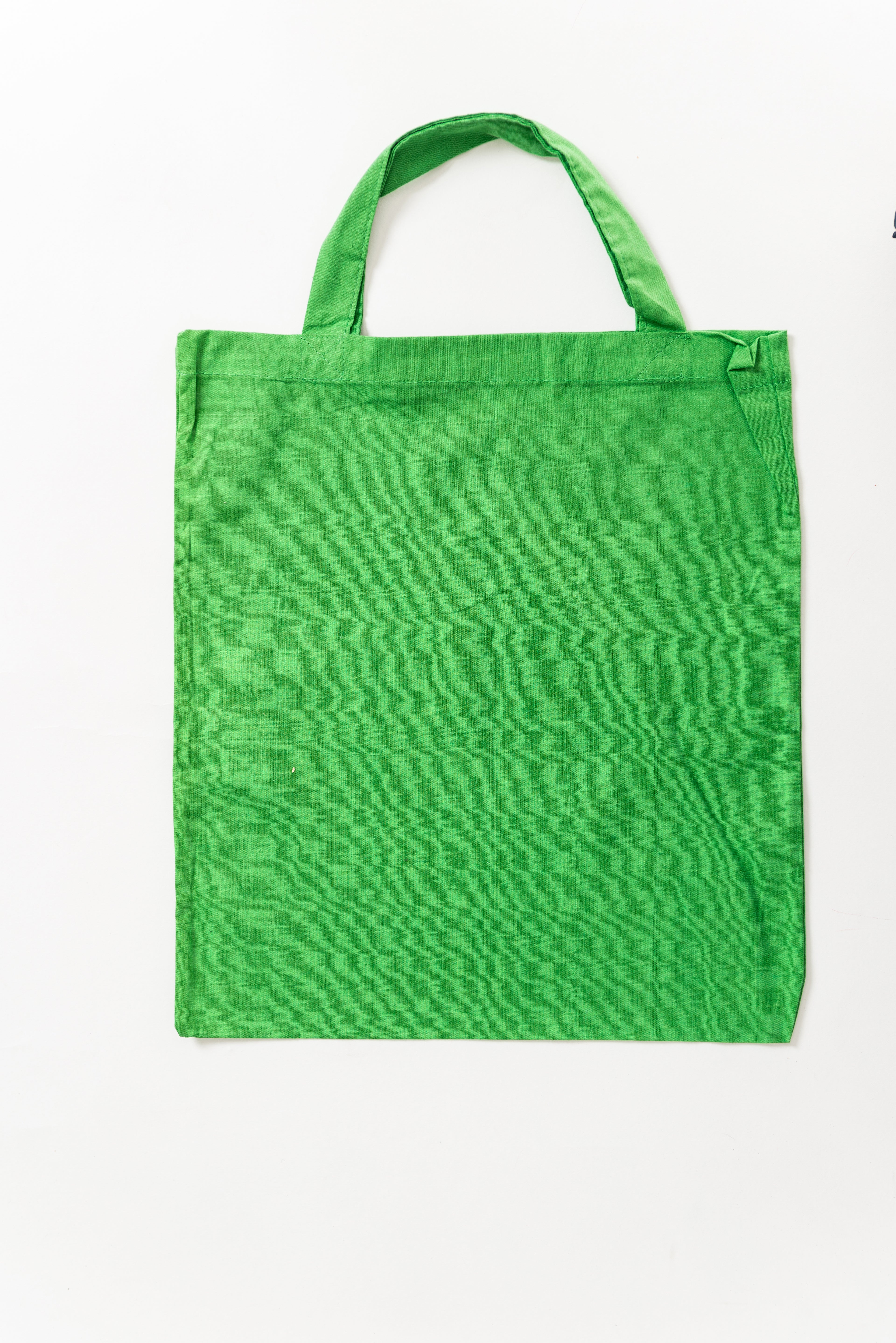 Baumwolltasche 38x42 kurzer Henkel