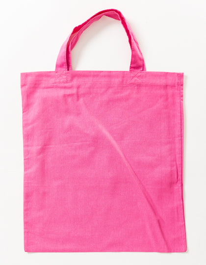 Baumwolltasche 38x42 kurzer Henkel