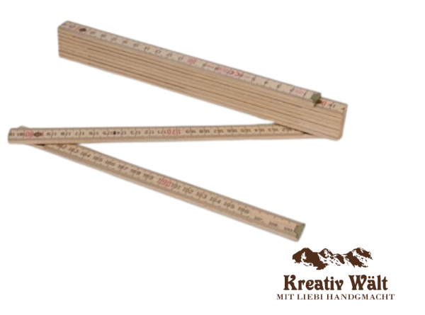 Zollstock Holz Premium - Simply Kreativ 