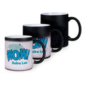 Tasse Farbwechsel mit Glitzerpartikeln, WOW, Magic-Thermo-Effekt