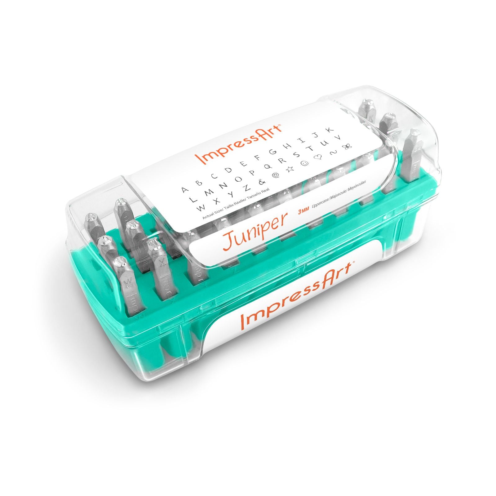 ImpressArt Schlagstempel Juniper Grossbuchstaben