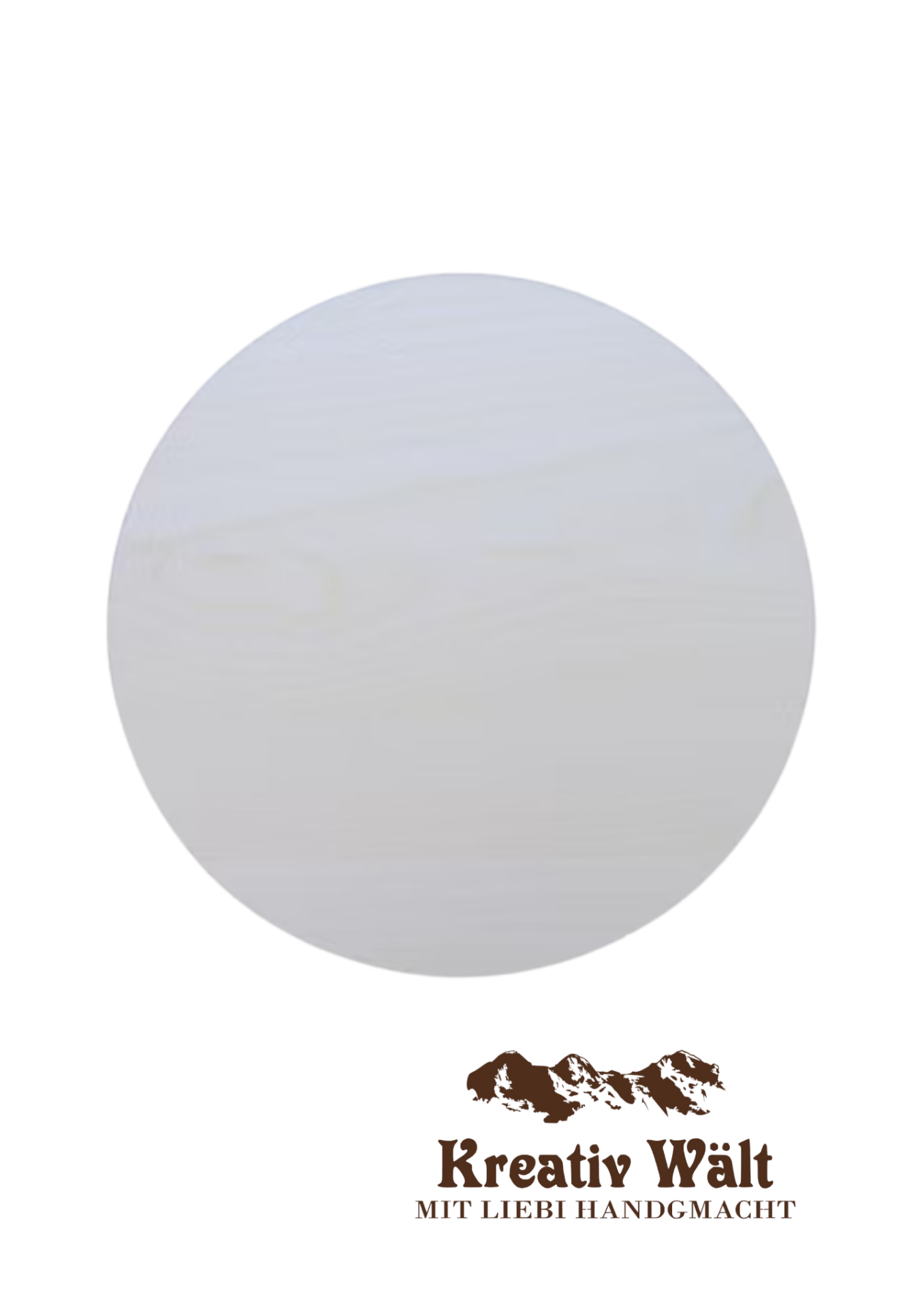 Schneidebrett rund aus Holz. Ideal zum Lasern