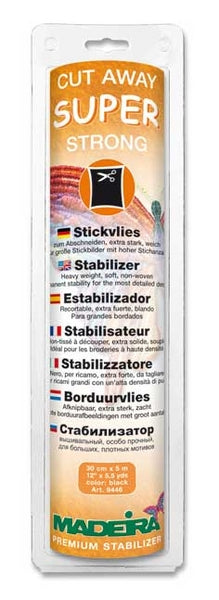 Stickvlies Madeira Super Strong 9446 Schwarz